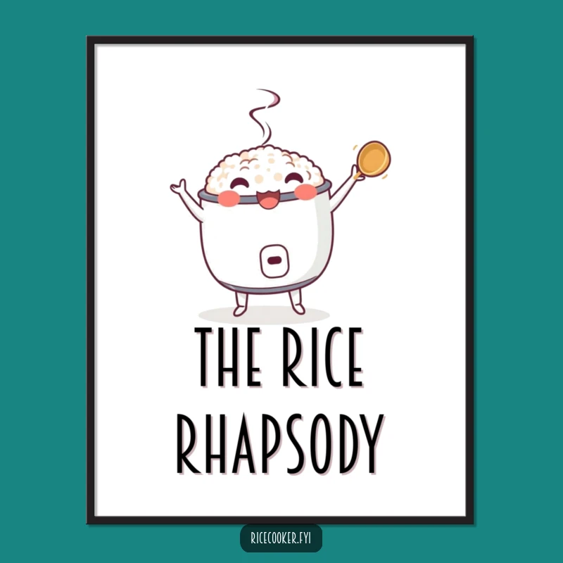 Funny Dancing Rice Cooker Digital Art - Twirling Motion, Instant Humorous Download