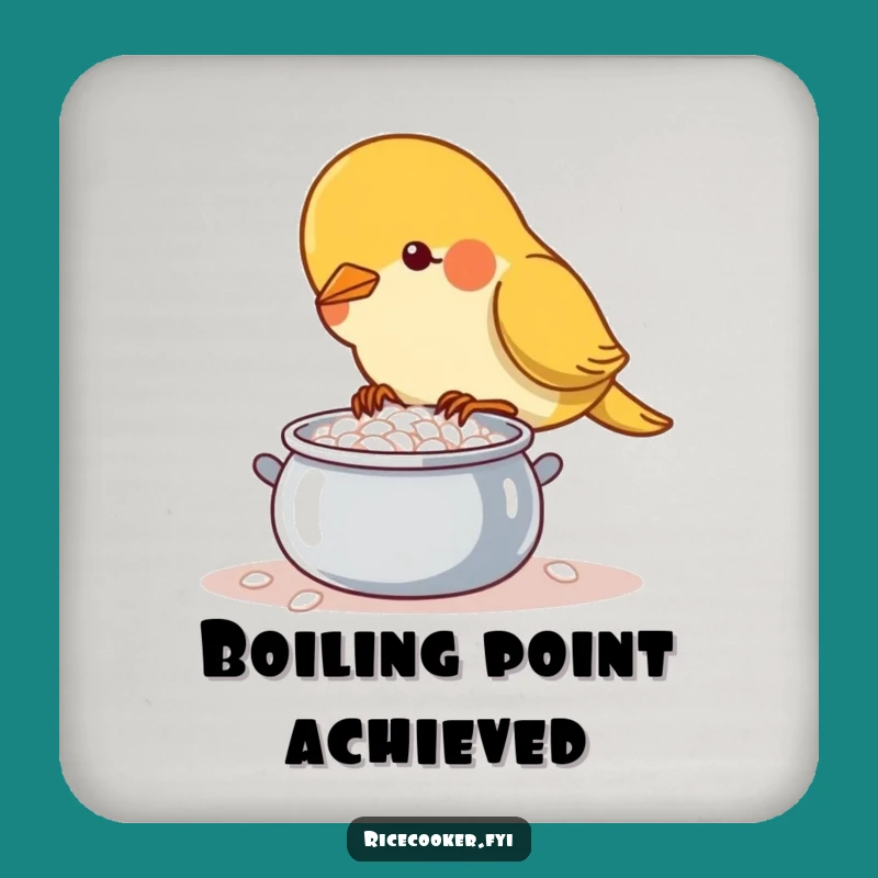 Funny Bird Chef Coaster: Protect Surfaces, Hilarious Funny Gift