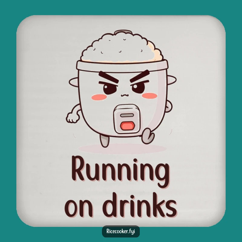 Funny Determined Rice Cooker Coaster - Protect Surface Appliance, Gift