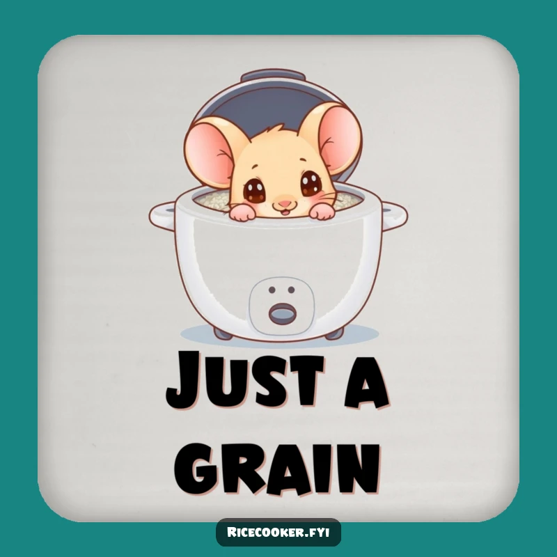Funny Mouse Rice Cooker Coaster: Protect Surfaces, Hilarious Funny Gift
