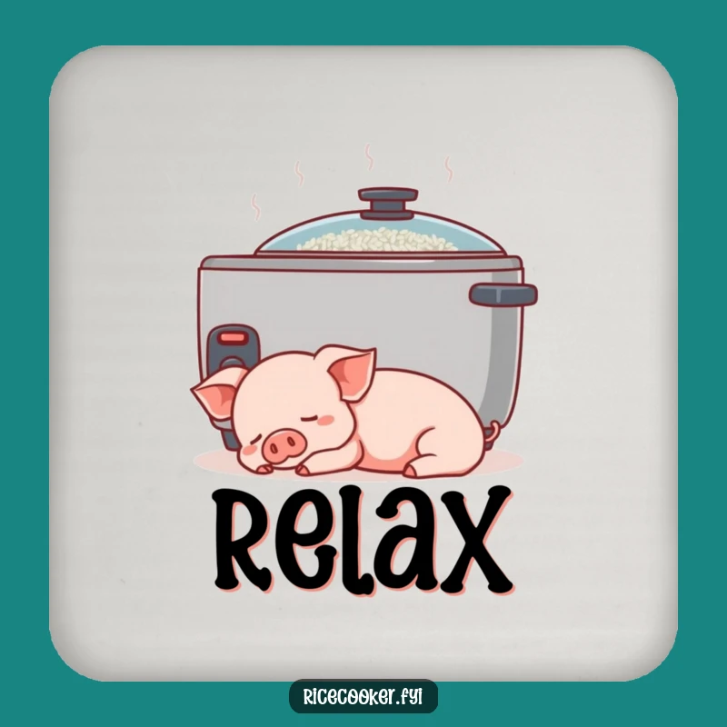 Funny Piglet Coaster: Protect Tables Hilariously with This Peaceful Charm