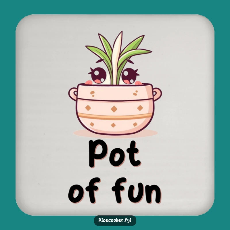 Funny Pot Sprout Coaster: Protect Tables with Nature's Charm