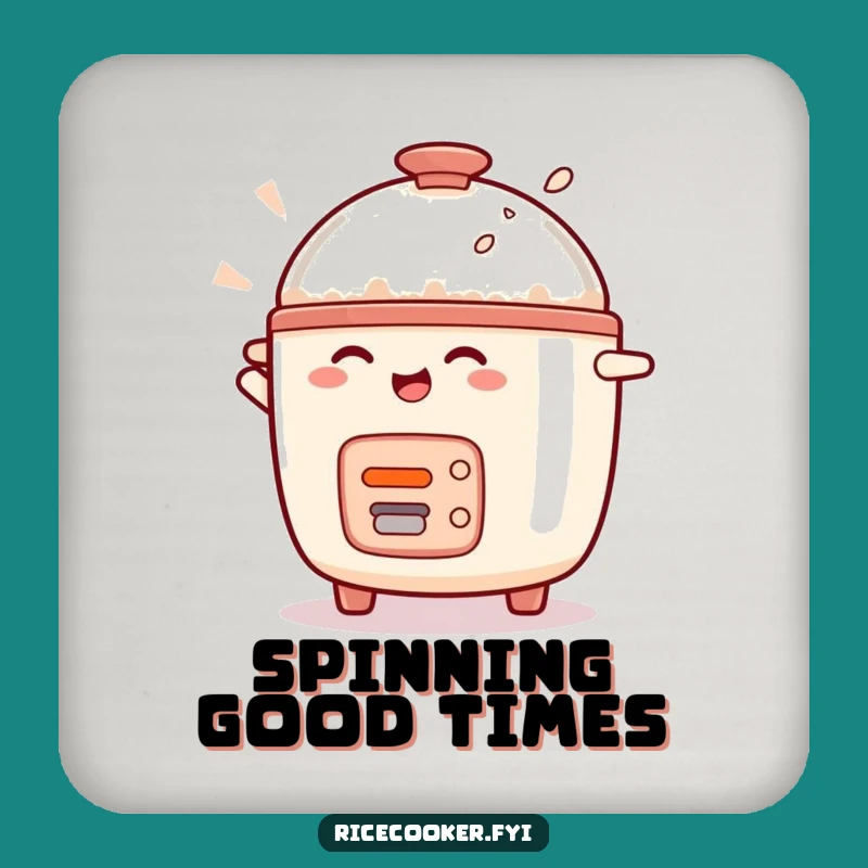 Funny Rice Cooker Coasters - Protect Surfaces with Delightful Kitchen Humor