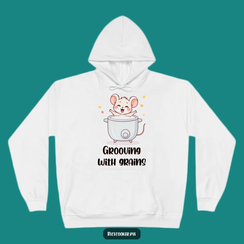 Cozy Funny Mouse Rice Cooker Hoodie: Dance Through the Day in Comfort!