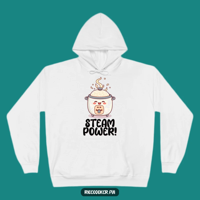 Cozy Funny Rice Cooker Pop Open Hoodie: Warm Kitchen Humor Gift
