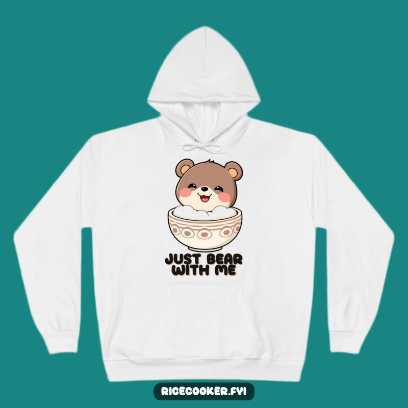 Funny Bear Cozy Bowl Hoodie: Snuggle Up with Warmth and Wit