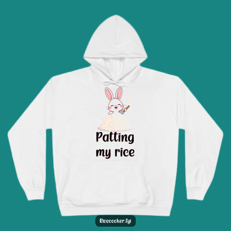 Funny Bunny Rice Carver Hoodie - Cozy and Hilarious Sweatshirt for Bakers