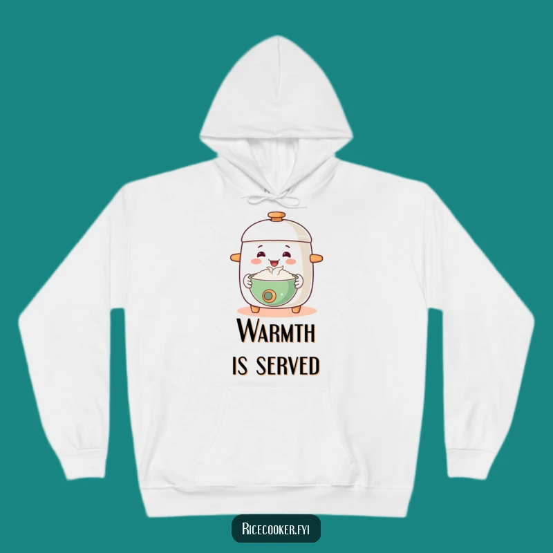 Funny Happy Rice Cooker Hoodie: Cozy Welcome!