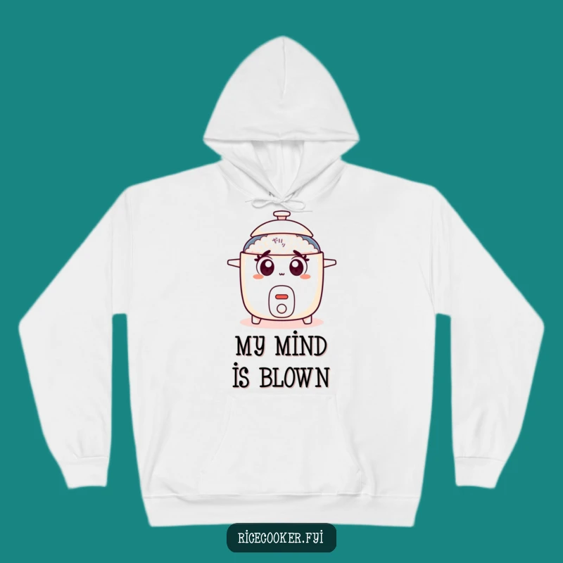 Funny Shocked Rice Cooker Hoodie, Ready for Anything Design, Perfect Funny Gift