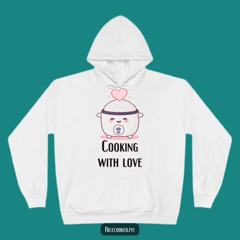 Funny Smiling Rice Cooker Hoodie: Cozy Up with This Heartwarming Kitchen Apparel