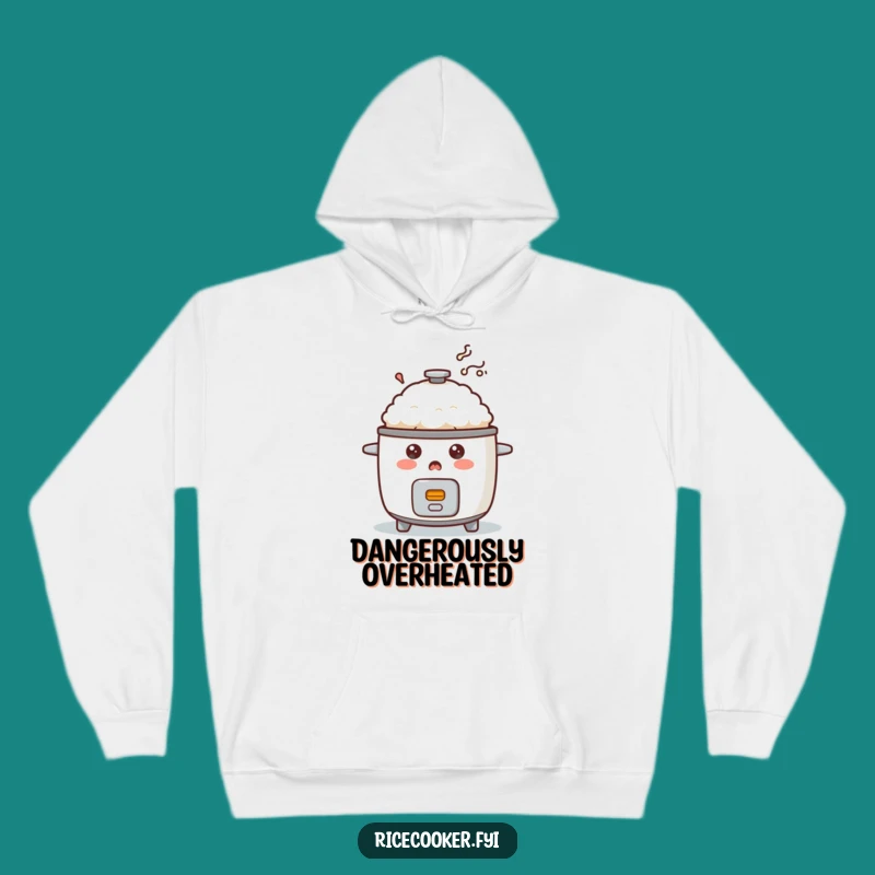 Funny Surprised Rice Cooker Hoodie: Cozy Up with a Smoky Laugh Gift