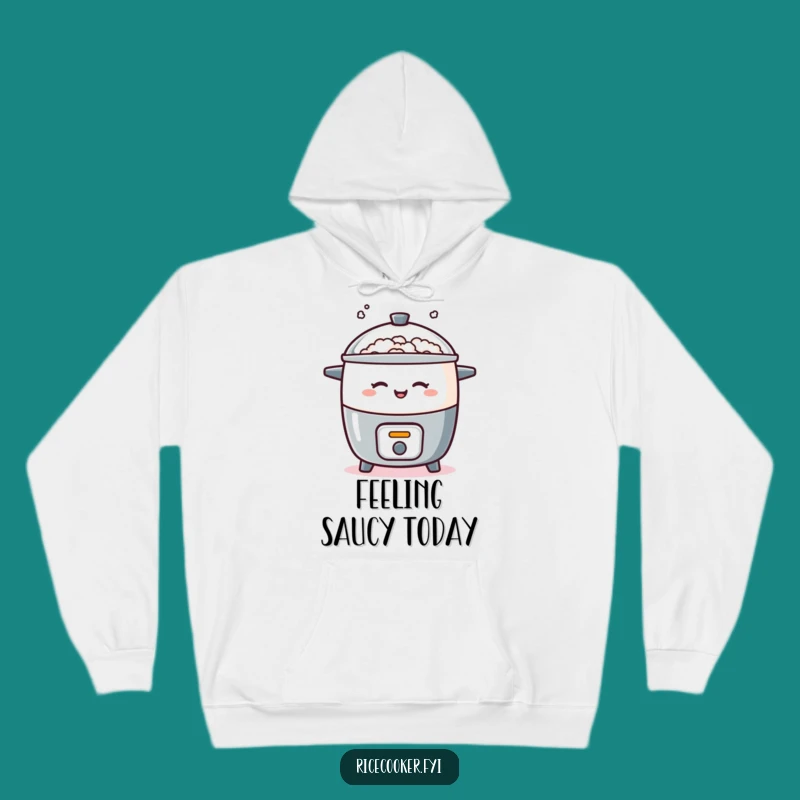 Funny Winking Rice Cooker Hoodie - Cozy Steam, Perfect Warm Humorous Gift
