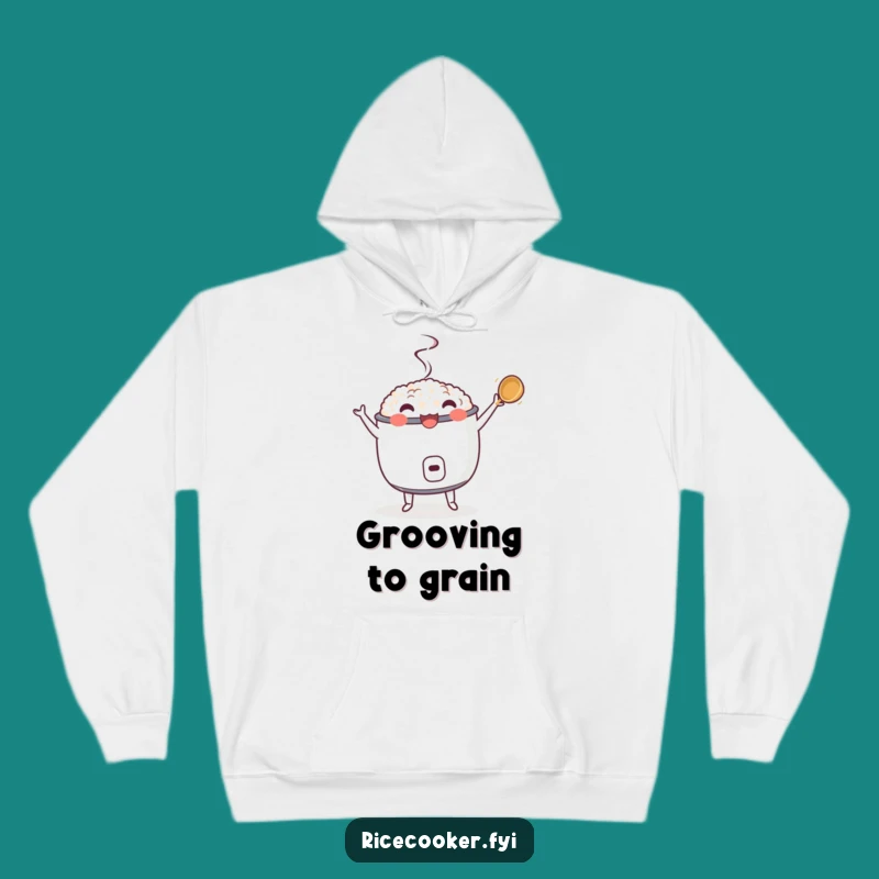 Funny Dancing Rice Cooker Hoodie - Cozy Moves, Perfect Warm Humorous Gift