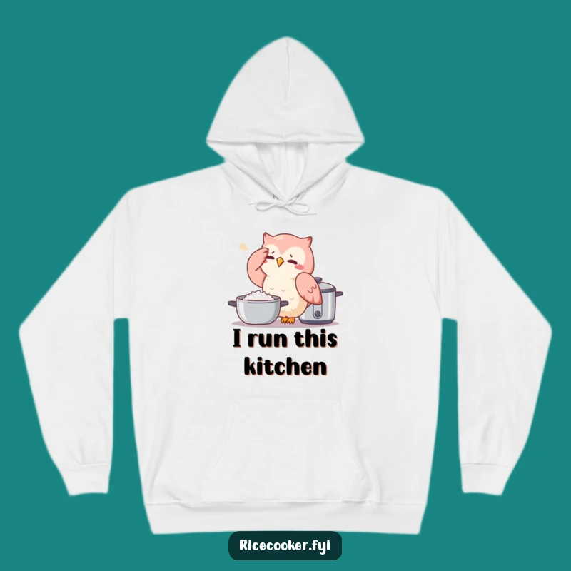 Funny Owl Rice Cooker Hoodie: Cozy and Hilarious Comfort for Kitchen Warriors
