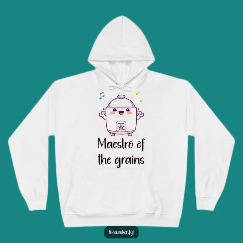 Funny Cheerful Rice Cooker Hoodie: Cozy Concert!