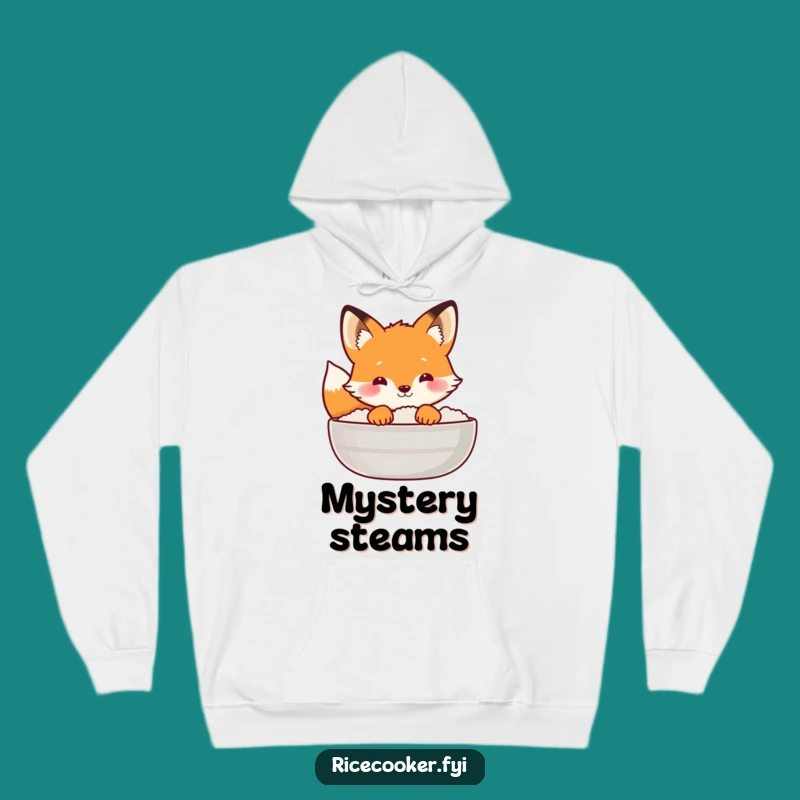 Funny Fox Rice Lid Hoodie: Cozy Up with a Little Mystery