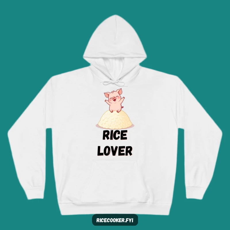 Funny Pig Dancing Rice Hoodie: Cozy Comfort with a Side of Fun