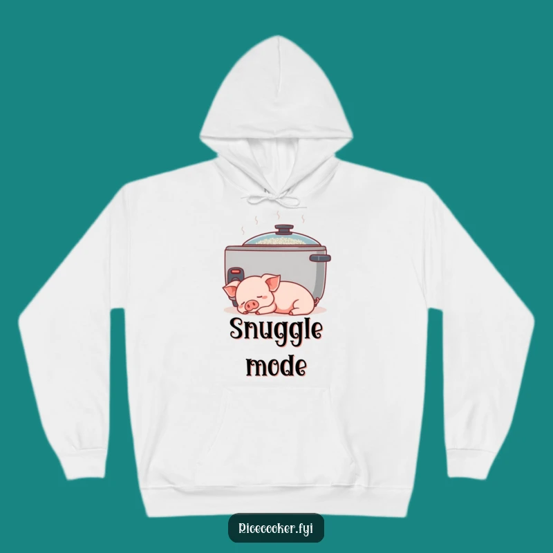 Funny Piglet Hoodie: Cozy, Peaceful Napper's Comfort for a Hilarious Hug