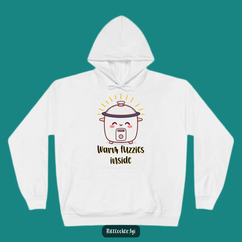 Funny Smiley Rice Cooker Hoodie - Cozy Warmth, Perfect Comfort Humorous Gift