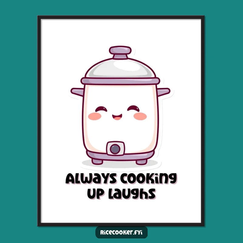 Free Printable Wall Art: Amused Cooker, Hilarious Downloadable Decor for Kitchens