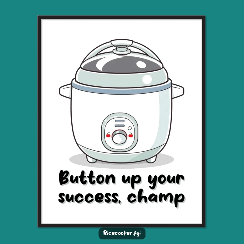 Free Printable Wall Art: Bouncy Rice Cooker, Funny Downloadable Decor