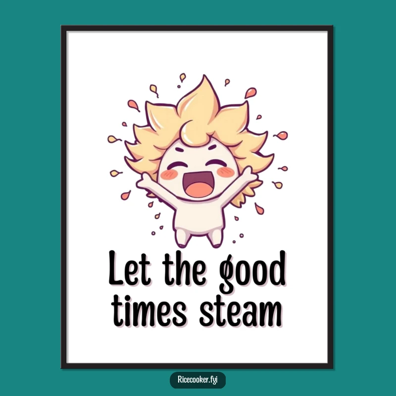Funny Free Printable Wall Art: Excited Character Art - Downloadable Decor