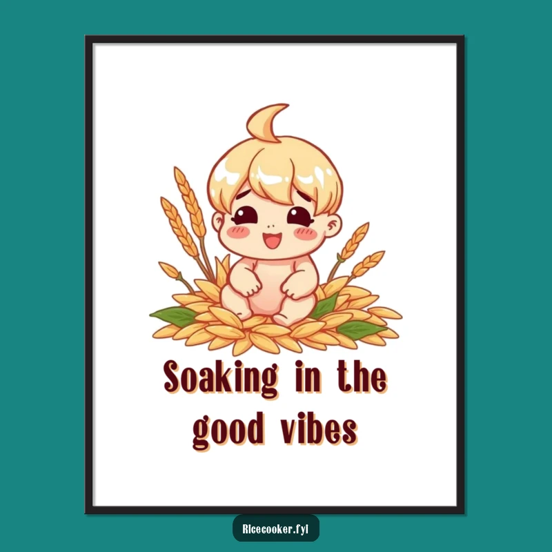 Free Printable Wall Art: Happy Grains Wholesome Decor