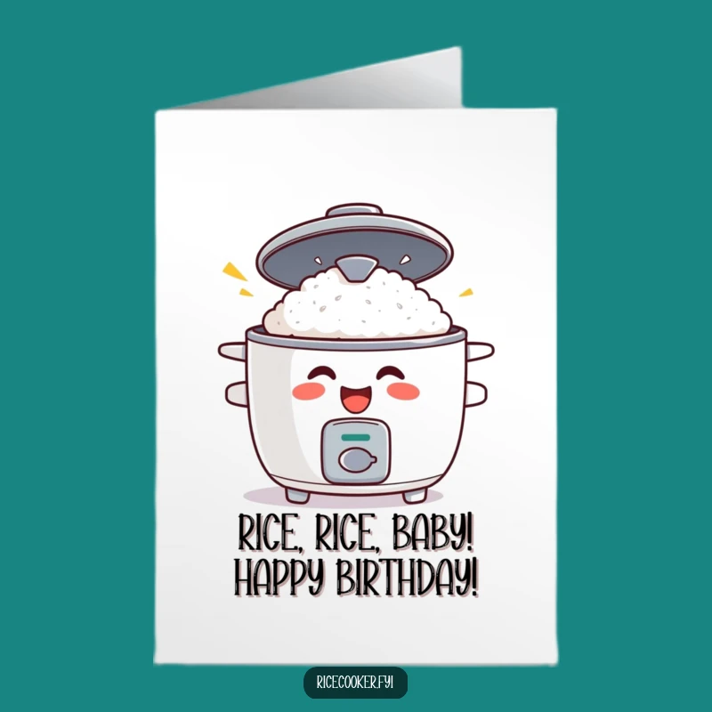 Free Printable Surprise Rice Cooker Birthday Card - Funny Downloadable Gift