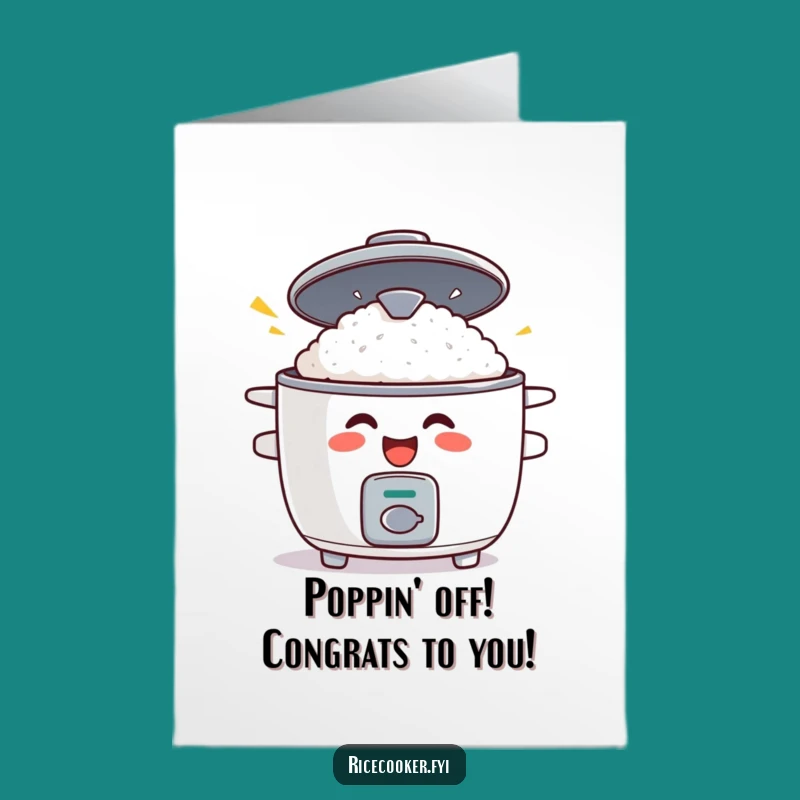Free Printable Surprise Rice Cooker Congrats Card - Hilarious Downloadable