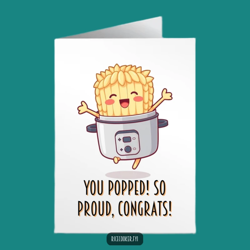Free Printable Joyful Rice Congrats Card - Hilarious Downloadable