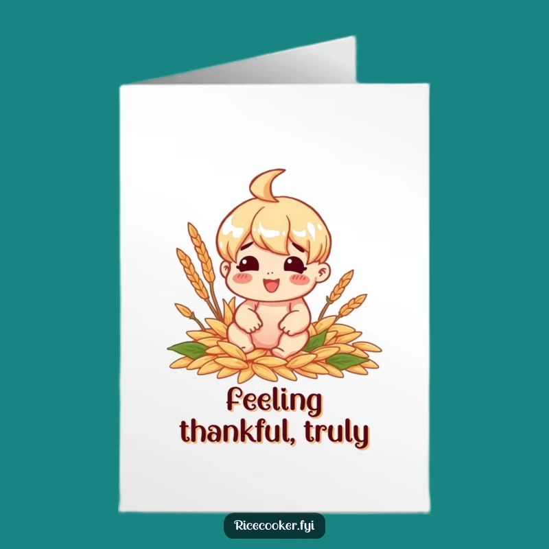 Free Printable Thank You: Happy Grains Gratitude Downloadable
