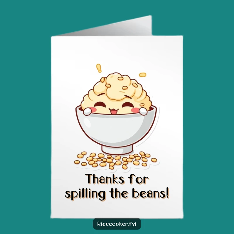 Free Printable Thank You Card: Bowl's Spill for Your Generosity