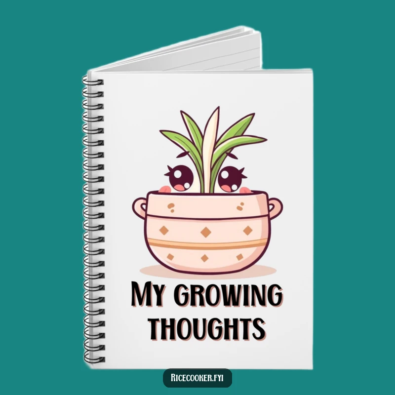Funny Curious Pot Notebook: Journal Your Green Ideas
