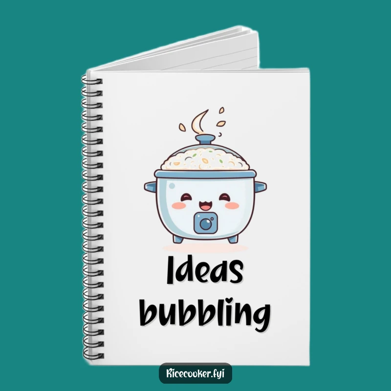 Funny Happy Rice Cooker Notebook: Record Your Ideas with Energy Gift