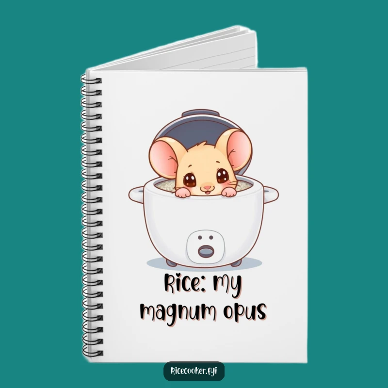 Funny Mouse Rice Cooker Notebook: Jot Down Ideas, Great Funny Gift