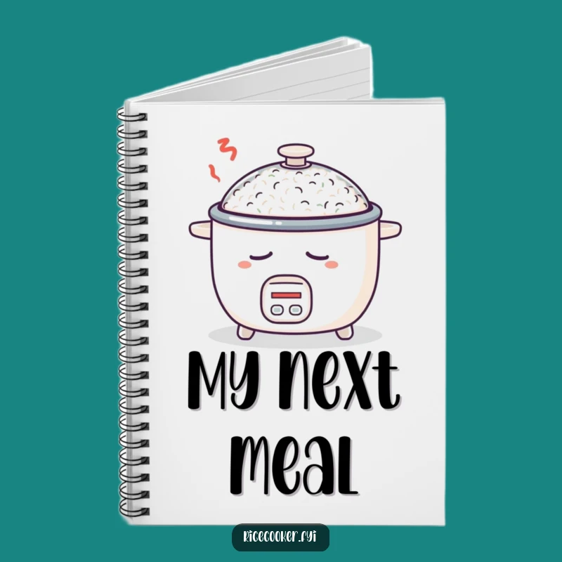 Funny Sleepy Rice Cooker Notebook: Jot Down Your Carb-Fueled Ideas