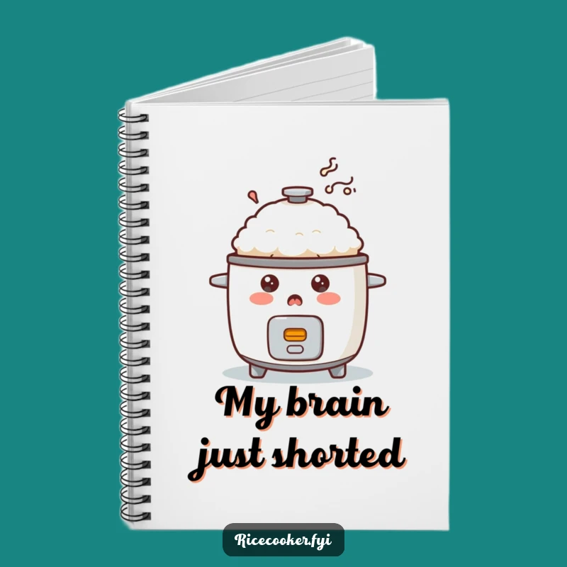 Funny Surprised Rice Cooker Notebook: Jot Down Ideas with Smoky Humor Gift