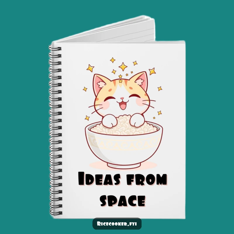 Funny Cat Rice Stars Notebook: Jot Down Your Dreams - A Whimsical Funny Gift
