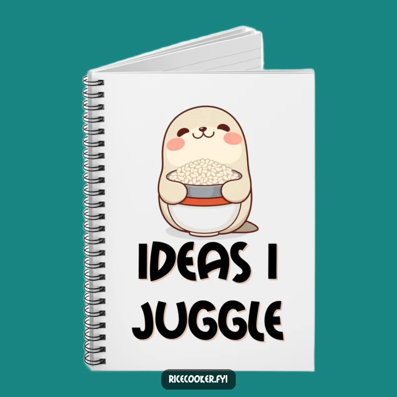 Funny Seal Rice Balance Notebook: Balance Your Thoughts Perfectly!