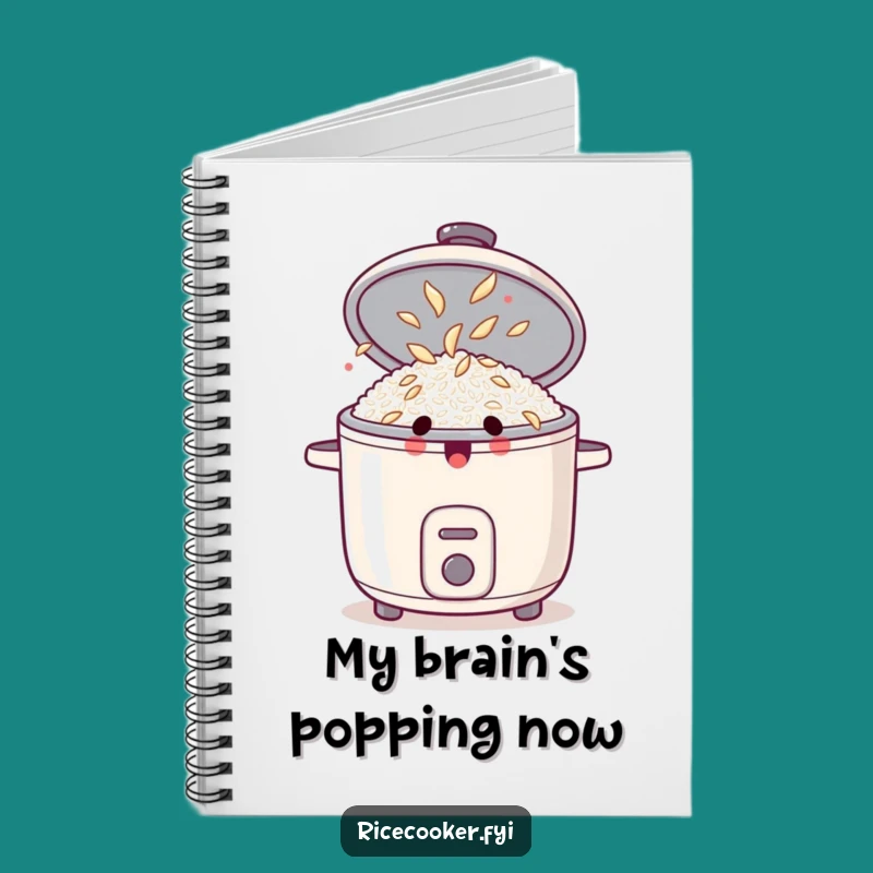 Funny Surprised Rice Cooker Notebook: Jot Down Your Surprising Ideas
