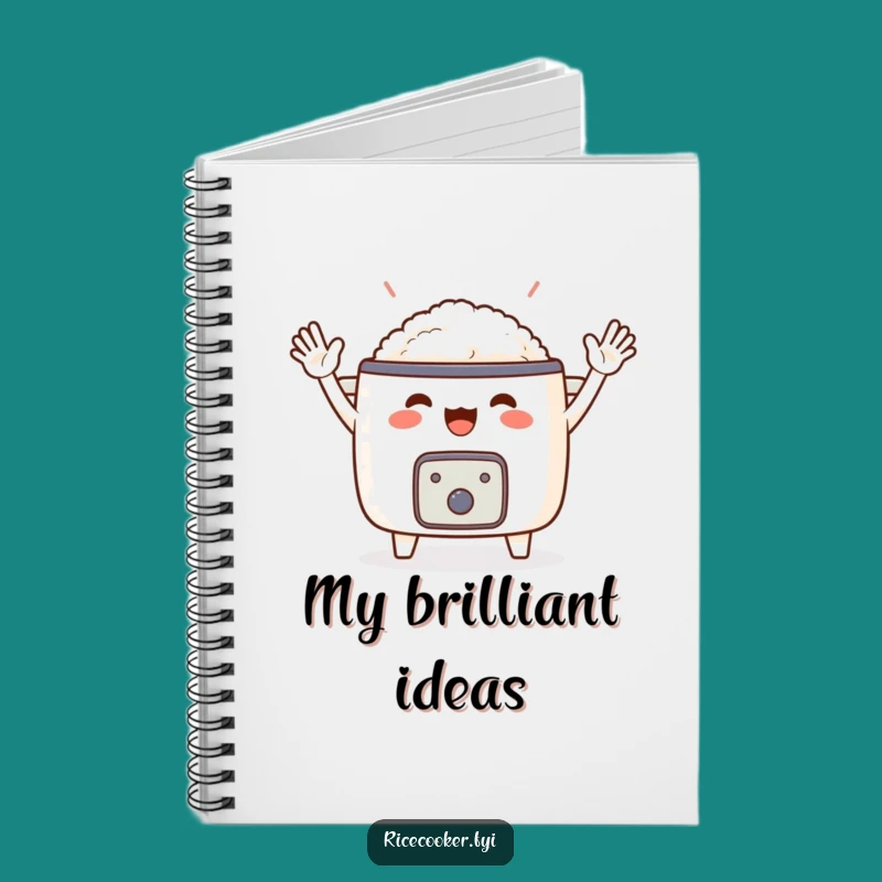 Funny Cheering Rice Cooker Notebook: Jot Down Fun Ideas as a Gift