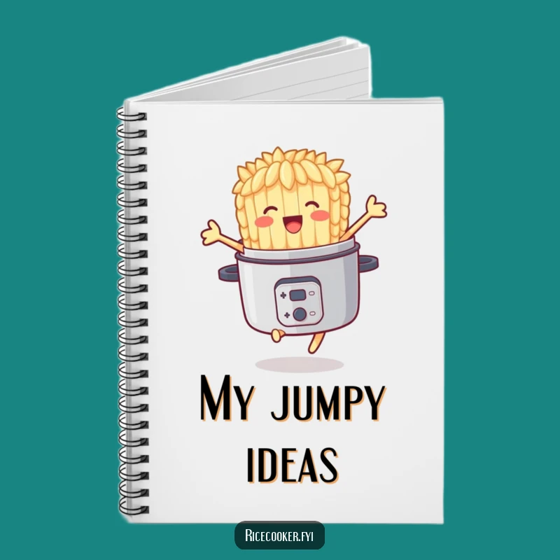 Funny Jumping Rice Grain Notebook: Capture Joyful Ideas