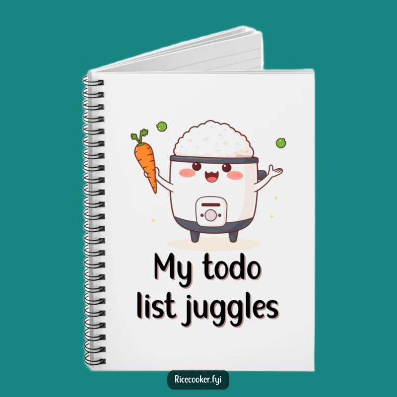 Funny Happy Rice Cooker Notebook: Jot Down Your Culinary Feats
