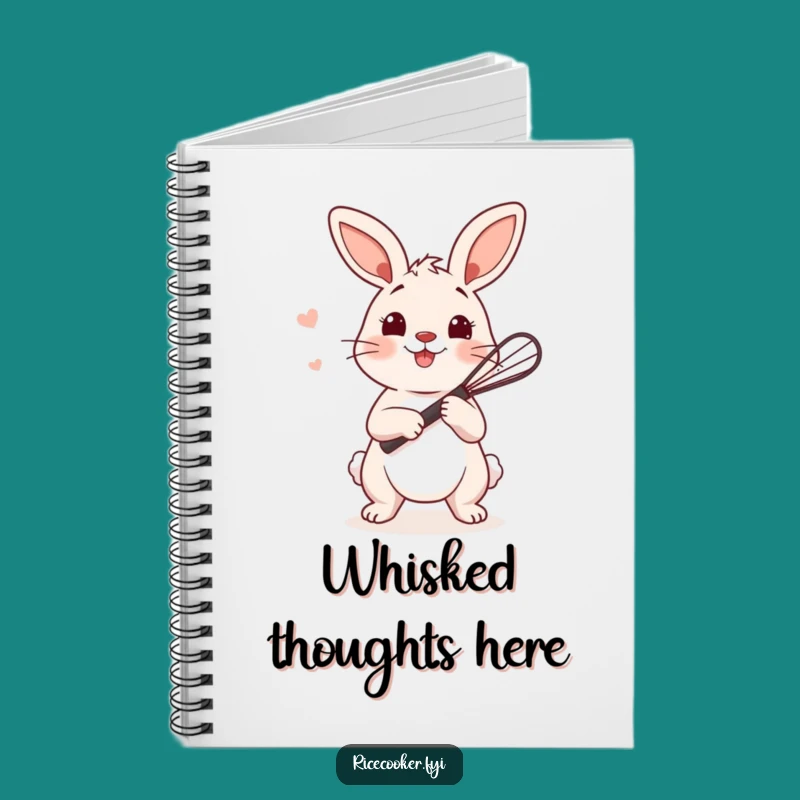 Funny Bunny Whisk Notebook: Jot Down Your Culinary Ideas