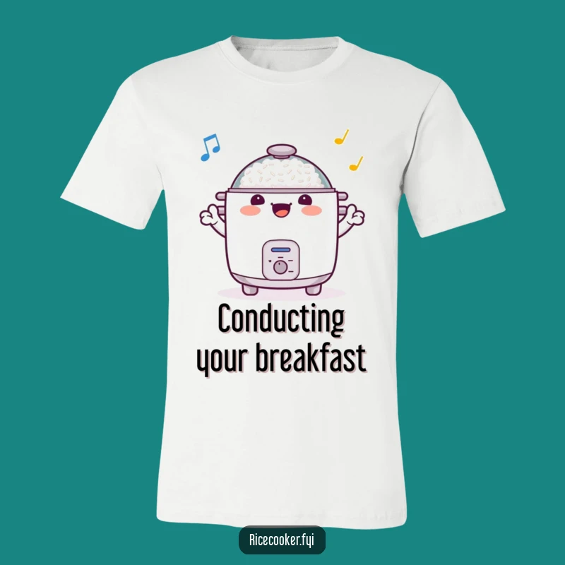 Funny Cheerful Rice Cooker T-Shirt: Wear the Rhythm!