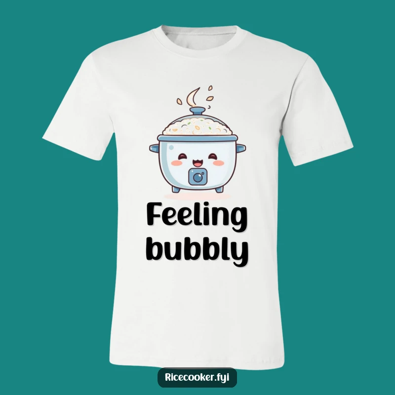 Funny Happy Rice Cooker T-Shirt: Joyful Kitchen Appliance Tee Gift