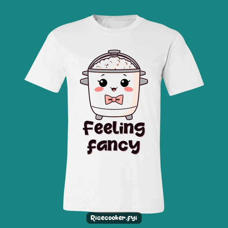 Funny Dapper Rice Cooker T-Shirt: Sophisticated Kitchen Humor as a Gift