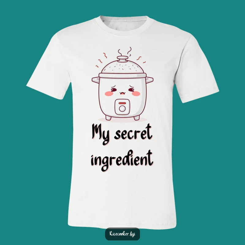 Funny Blushing Rice Cooker T-Shirt: Shyly Steamy Style!
