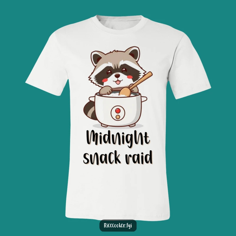 Funny Raccoon Rice Cooker T-Shirt: Wear Your Mischief - A Great Funny Gift