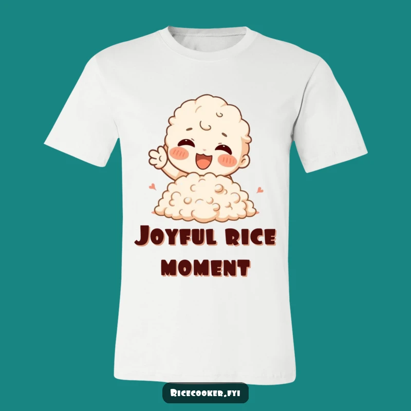 Funny Rice Lover T-Shirt - Enthusiastic Gesture, Perfect Cotton Funny Gift!